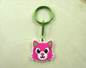 Animal Keychains, Panda keychain, Cat Keychain, Owl keychain