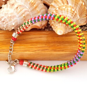 Bracelets fantaisie argentés perle