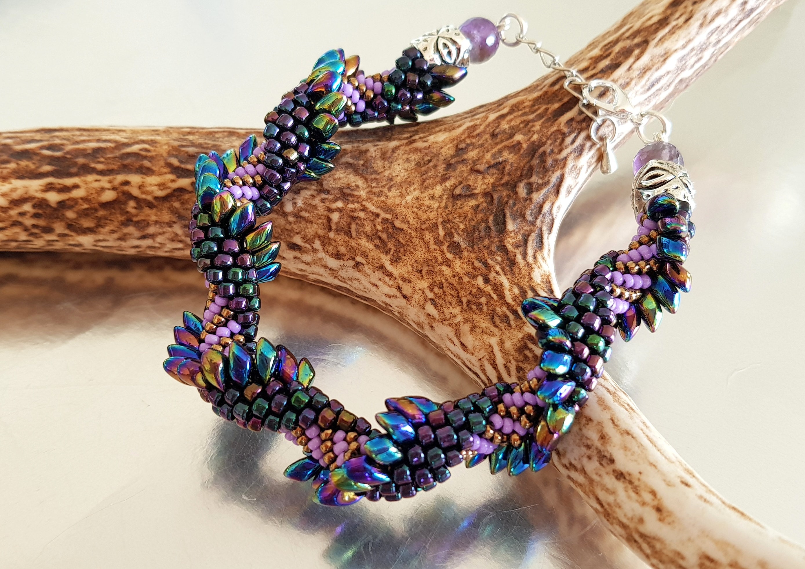16 Strands Kumihimo Seed Beads Braid Bracelet Pattern Tutorial Etsy