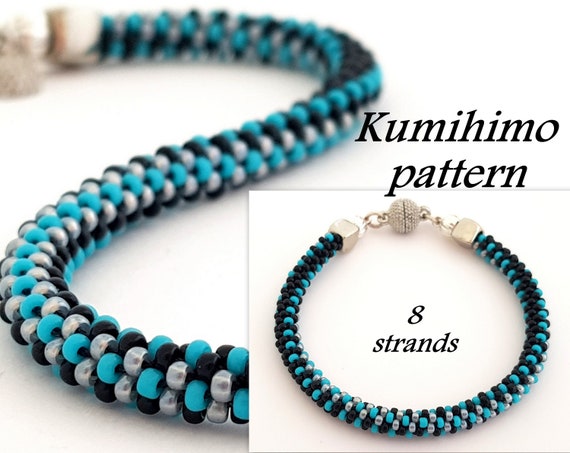 Kumihimo beaded bracelet best sale