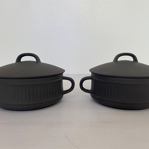 Pair Jens Quistgaard for Dansk Casserole Dish | Two Flamestone Bowls | Denmark