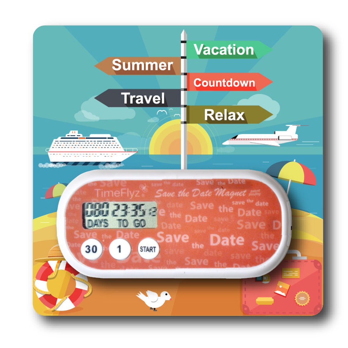 vacation countdown clock