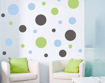 1 Polka Dot Decals Spot Decal Home Decor Vinyl Wall - Etsy Canada