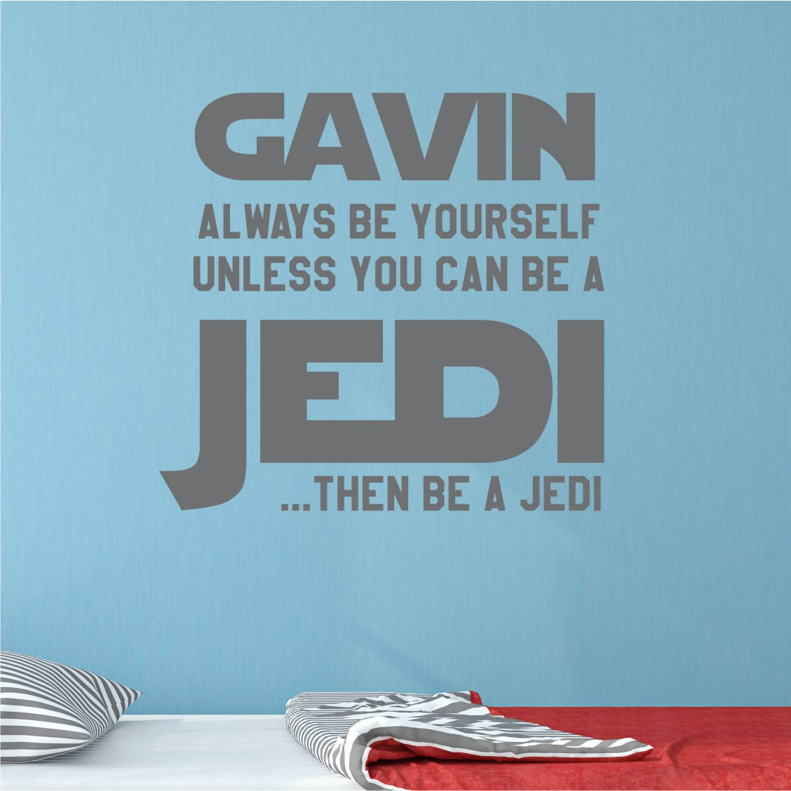 Star Wars Jedi Wall Decal Vinyl Wall Decal LARGE Star Wars Etsy