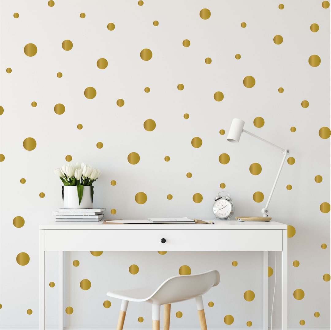 Dots Peel and Stick Vinyl Wall Decals Multiple Sized for Fun Choose