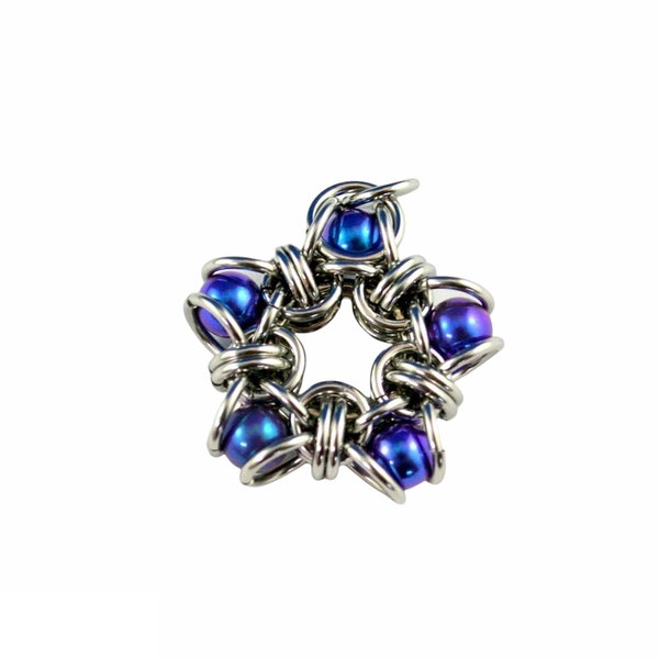 Chainmaille Tutorial - Pearl Star Capture - PDF