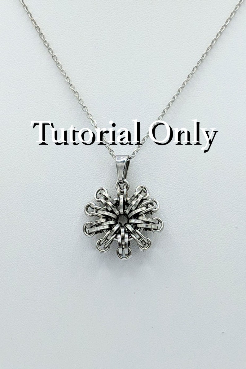 Chainmaille Tutorial Explosion Star PDF image 1