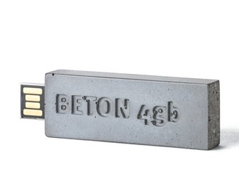 USB stick made of concrete, 4 GB