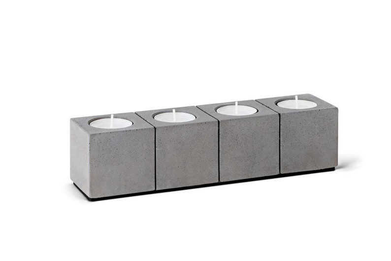 Candle Chandelier BLOCKvier for tea lights-for puristically furnished apartments. image 2