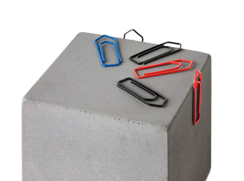 Magnetischer Block überaus anziehend magnetischer Büroklammerspender aus Beton Bild 3