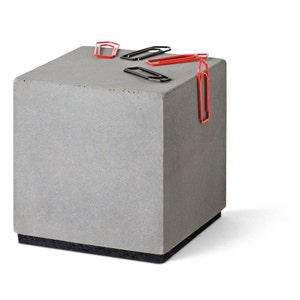 "Blocco" magnetico estremamente attraente: dispenser magnetico per graffette in cemento