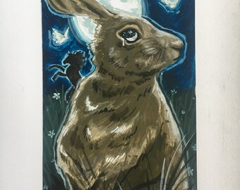 The Fabled Hare print