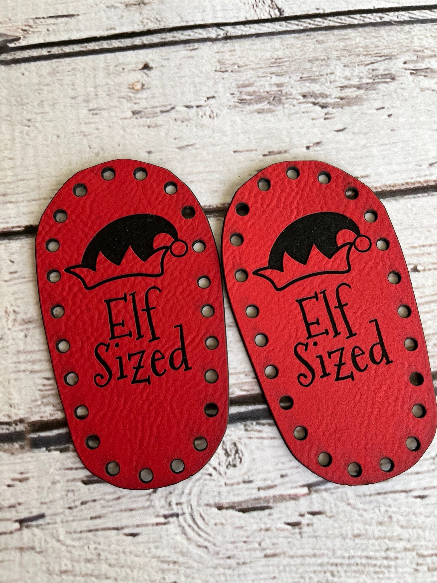 Faux Leather Baby Soles, Precut Baby Bootie Soles, Christmas Bootie ...
