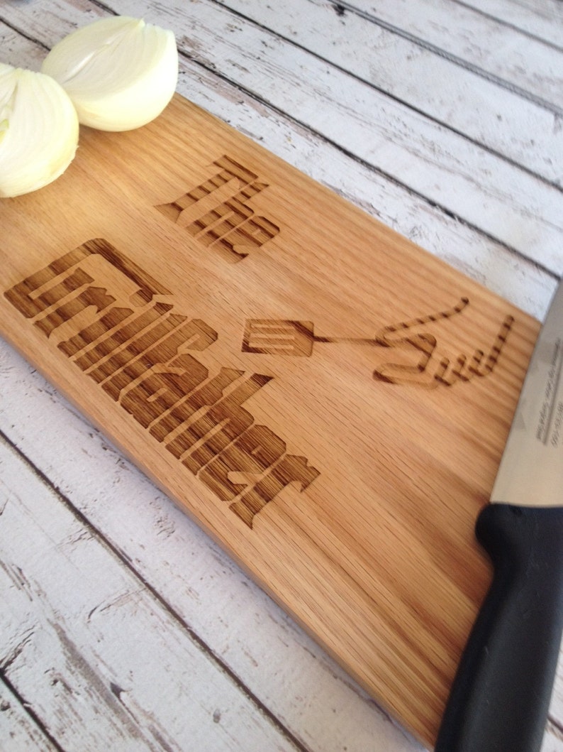 Custom Engraved Cutting Board dad gift Father/'s Day gift bbq cutting personalized father/'s day gift Barbecue board the godfather
