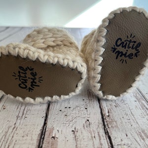 Faux leather Baby soles, precut baby bootie soles, engraved design bootie bottoms, knitting baby soles, crochet baby shoe soles image 3