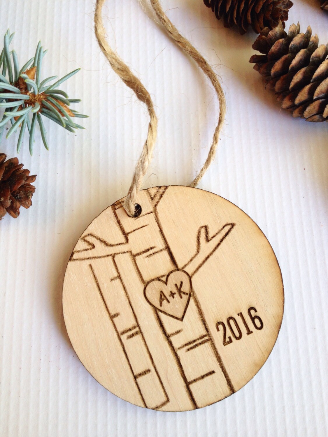 Personalized Christmas ornament engraved Christmas ornament Etsy