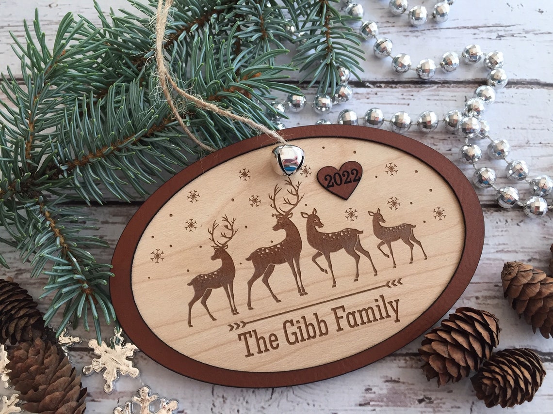 Personalized Christmas Ornament Engraved Christmas Ornament Etsy Canada
