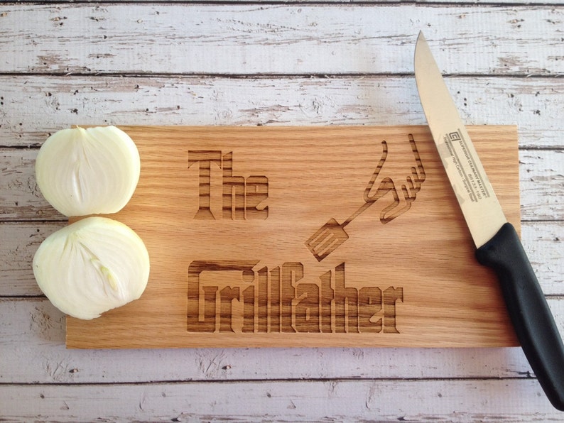 Custom Engraved Cutting Board dad gift Father/'s Day gift bbq cutting personalized father/'s day gift Barbecue board the godfather