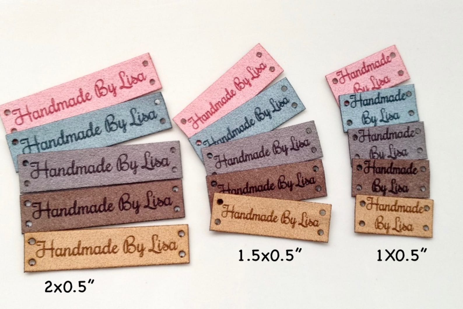 Custom Tag Ultra Suede Tag Fabric Custom Tag Personalized Etsy