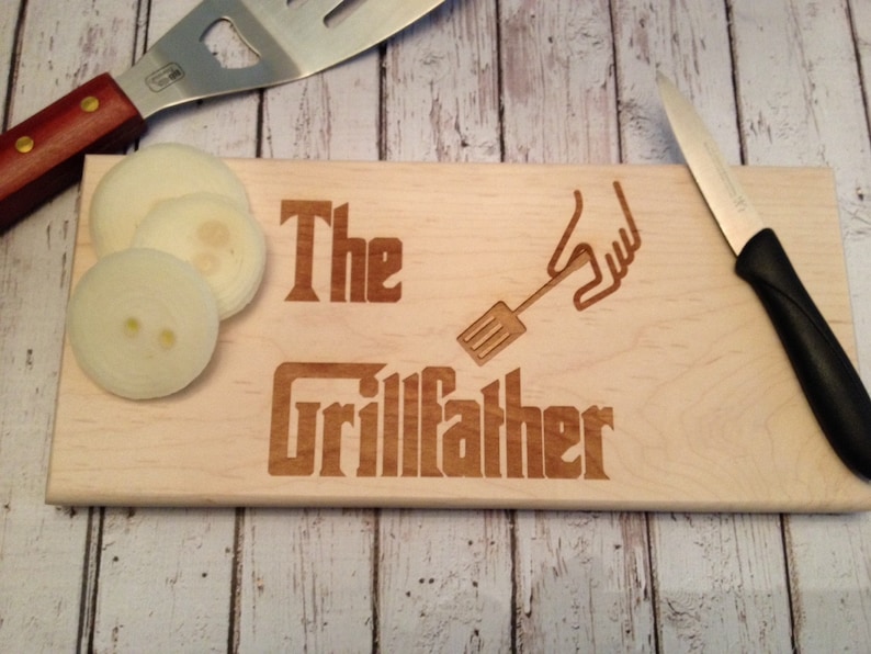 Custom Engraved Cutting Board dad gift Father/'s Day gift bbq cutting personalized father/'s day gift Barbecue board the godfather