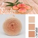 Peaches* Silk Cashmere Merino Gradient Yarn hand dyed - fingering weight