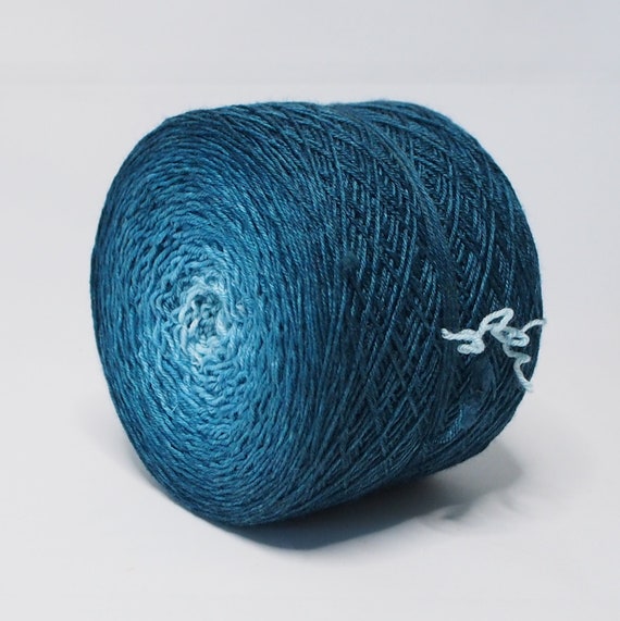 Spruce* Gradient yarn 75/25 Merino/Silk - Fingering