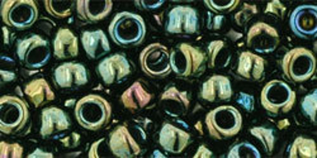 Metallic Iris Green/brown 84 // Toho Seed Beads // Size 6/0 - Etsy