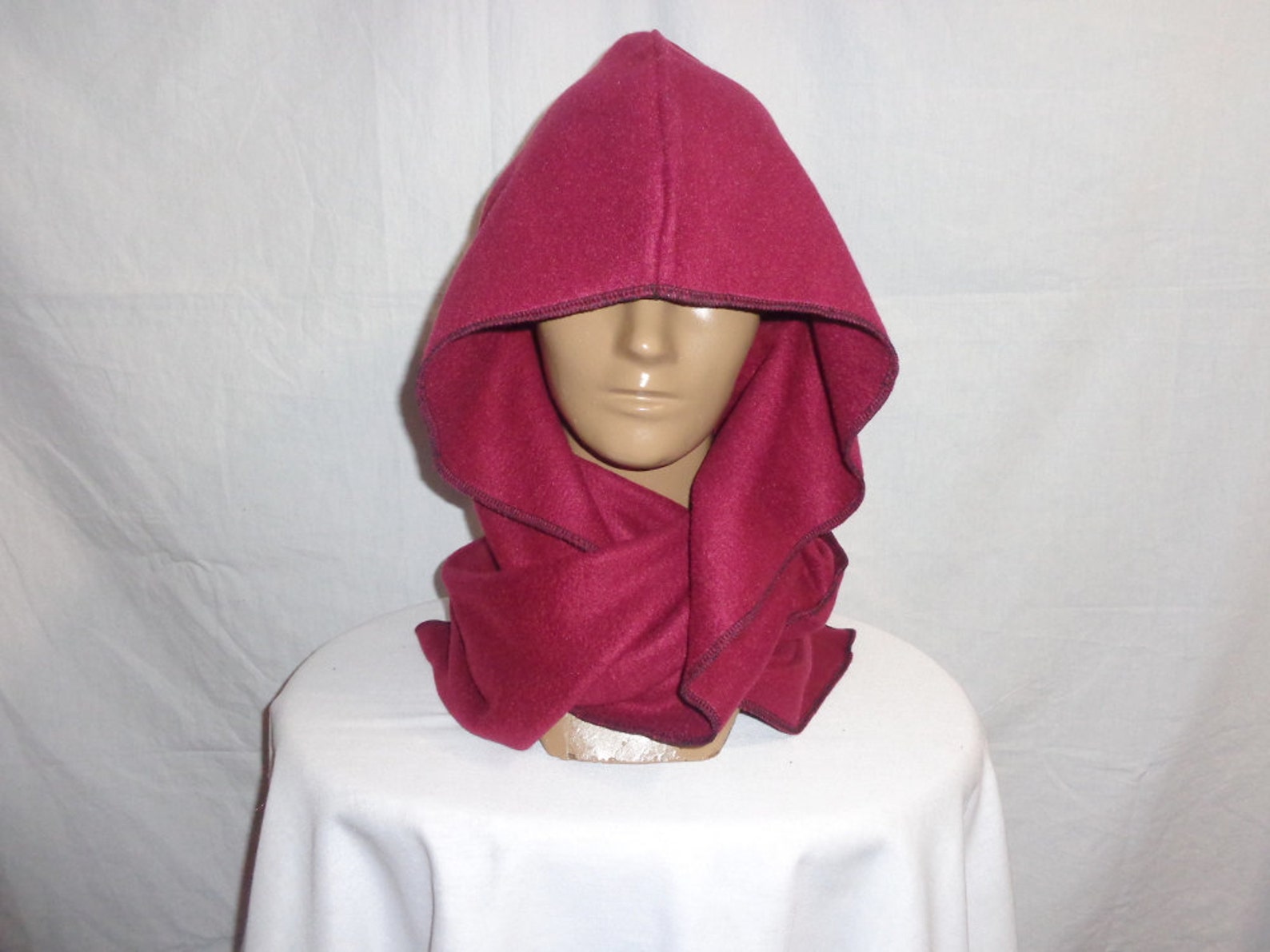Hoods: Hood/scarf Set One Piece Garment, Hood Form Fitting, Scarf