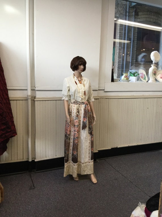 Vintage boho seventies skirt