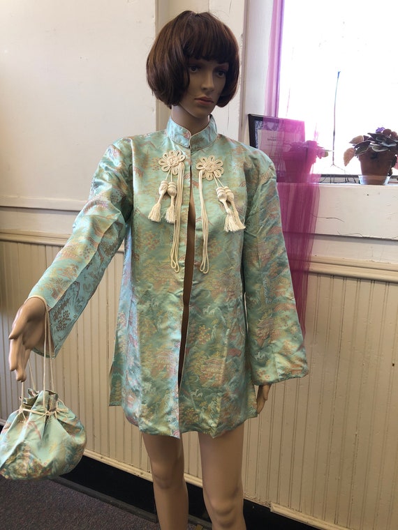 Vintage 50’s silk Asian jacket