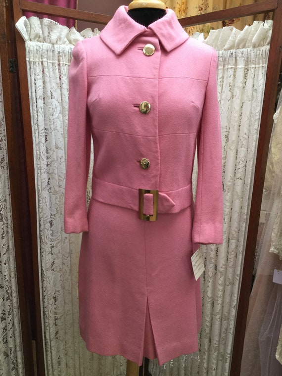 Vintage, pink suit, women’s suit, fifties suit, s