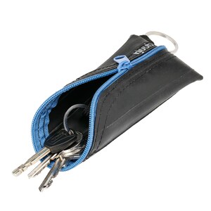 Key holder car key cover handmade of recycled bicycle inner tubes image 5
