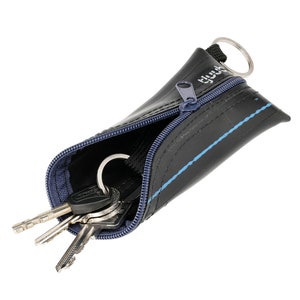 Key holder car key cover handmade of recycled bicycle inner tubes image 7