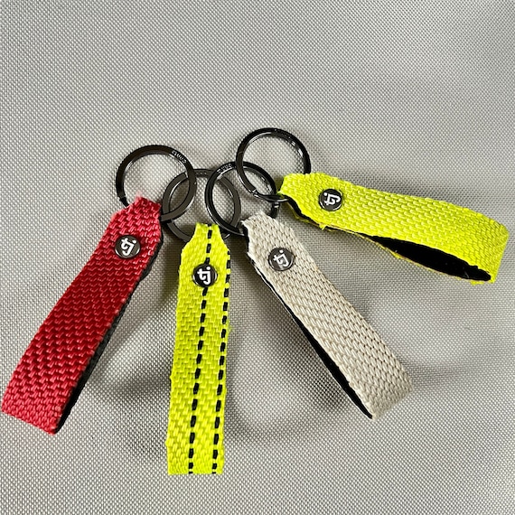 Firefighter Keychain // Used Fire Hose // Gift for Firefighters //  Firefighters Gifts for Him // Firewomen Gift Ideas // Unique Keychain -   Israel