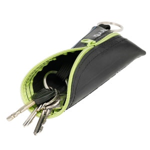 Key holder car key cover handmade of recycled bicycle inner tubes image 8