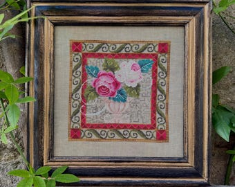 Rose Sonata Digital Cross Stitch Pattern PDF Instant Download