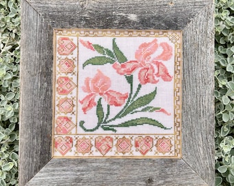 Florigraphica 2 - Iris Digital Cross Stitch Pattern PDF