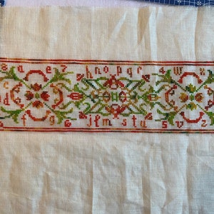 Filigree in Rose Digital Cross Stitch Pattern PDF - Instant Download