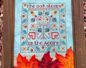 The Mighty Oak Digital Cross Stitch Pattern PDF - Instant Download