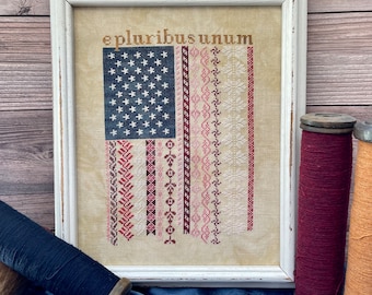 e pluribus unum digital cross stitch pattern pdf