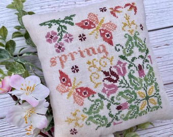 Spring Sunshine Digital Cross Stitch Pattern - PDF - Instant Download