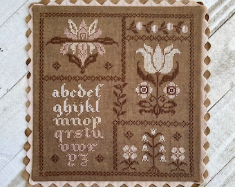 In the Pink Digital Cross Stitch Pattern PDF
