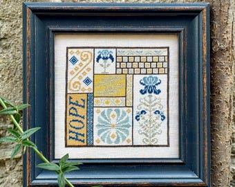 Four Letter Words - Hope Digital Cross Stitch Pattern PDF - Instant Download