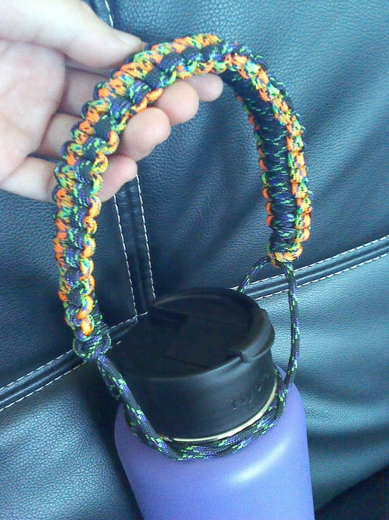 Handmade Paracord Water Bottle Handle holder only bottle not Etsy