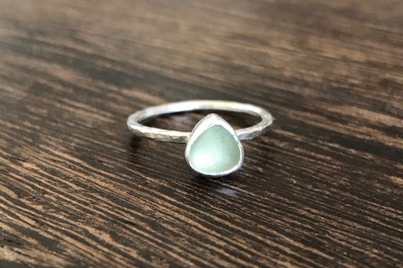 Cornish sea glass best sale ring