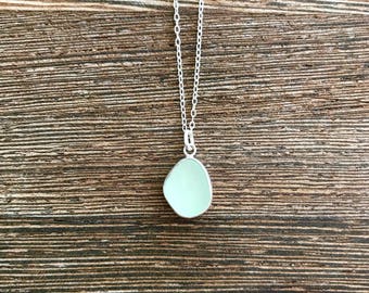 Sea glass necklace, sea glass jewelry, seaglass necklace, sea glass pendant, seaglass pendant, birthday gift, 30th birthday, gift for her