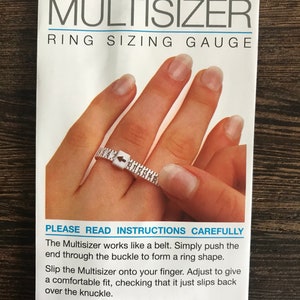 Ring sizer, whats my ring size, measure finger size, measure my ring size, measure ring size, find my ring size, finger measure kit US size image 6