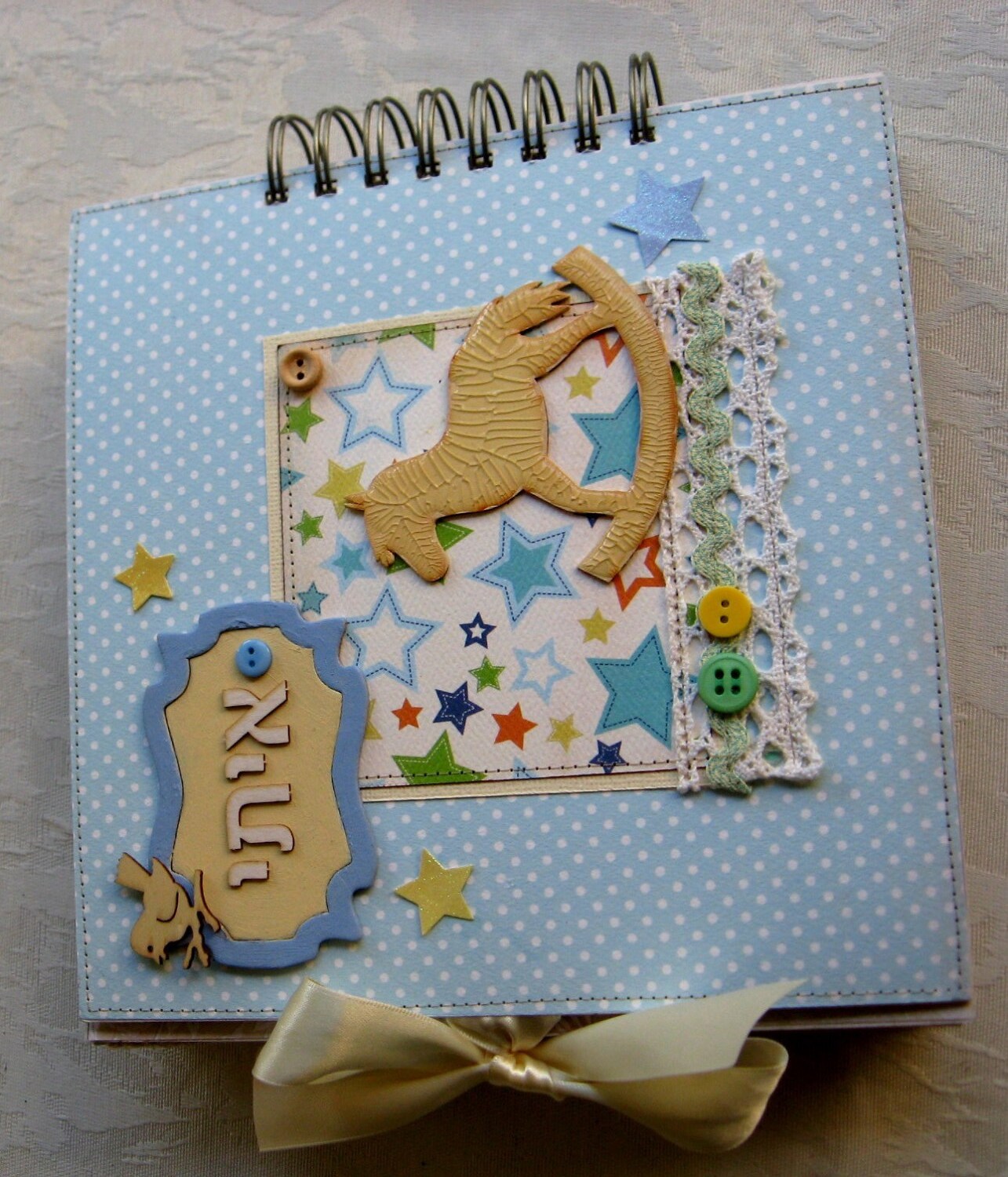 Baby Boy Mini Scrapbook Album Baby Boy Mini Album Baby Boy Etsy