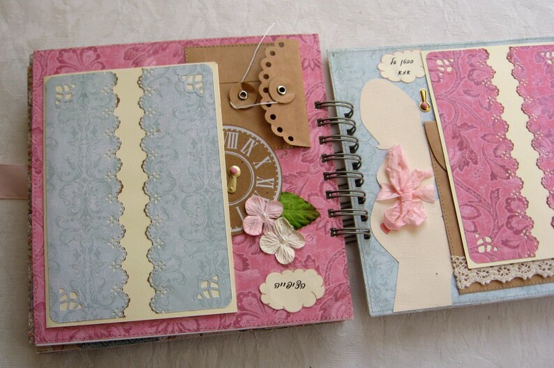 Baby Scrapbook Album, Personalised Baby Girl Scrapbook Photo Album
