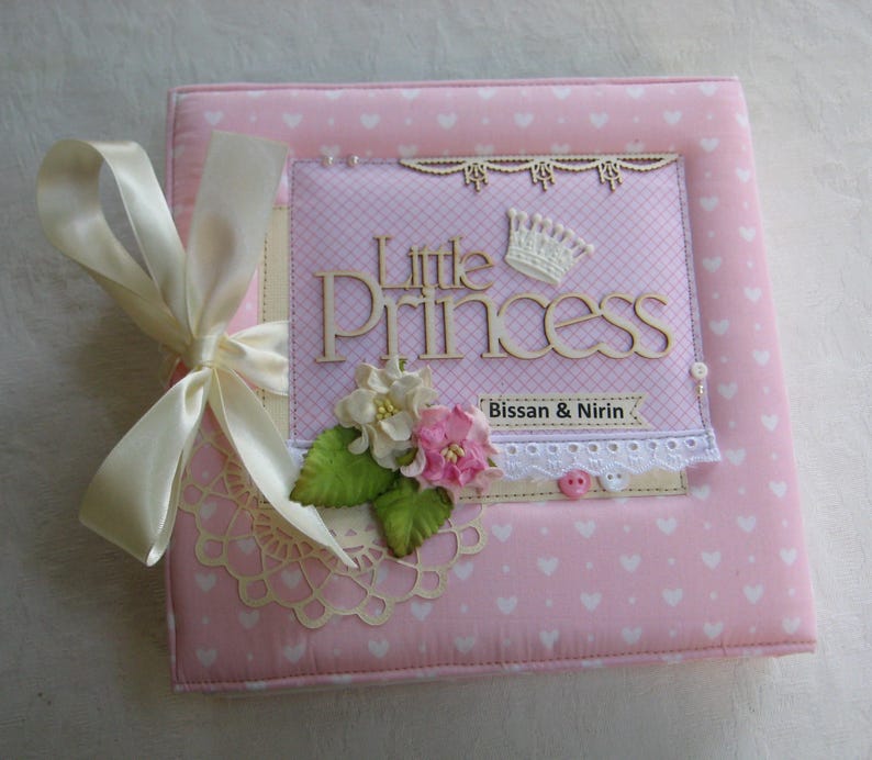 Baby Scrapbook Album, Personalised Baby Girl Scrapbook Photo Album,girl
